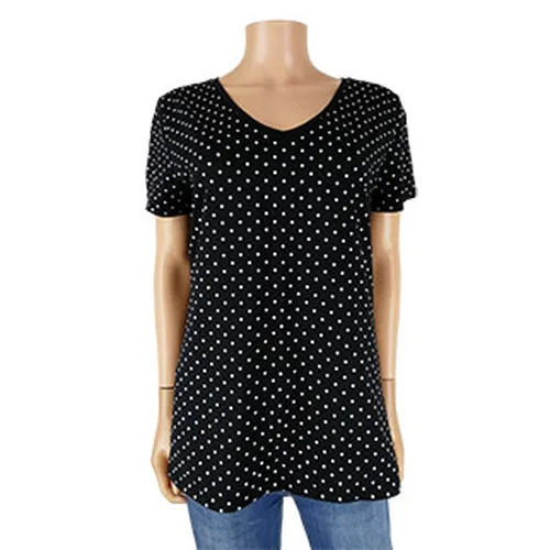 T-shirt  pois blanches - Taille L - c&a - Modalova