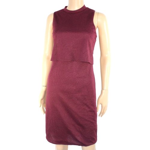 Robe Courte Aubergine Taille 40 - new look - Modalova