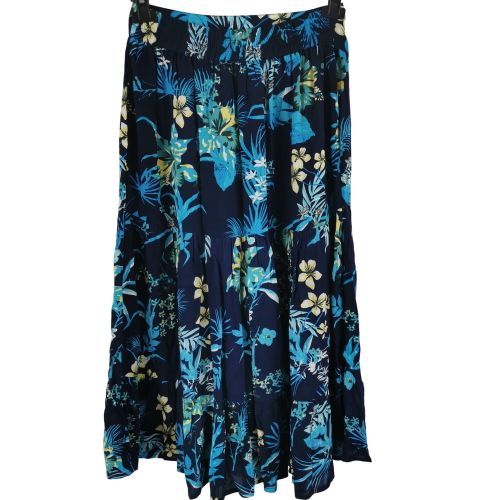 Jupe longue TS(estime) blue floral - ishman - Modalova