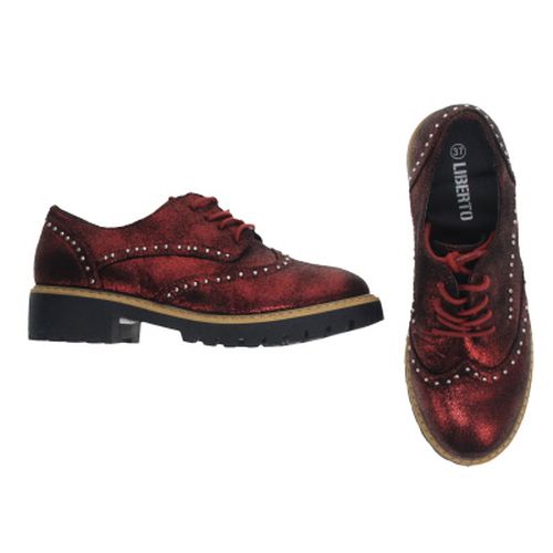 Chaussures de ville bordeaux  paillettes cloutes - 37 - liberto - Modalova