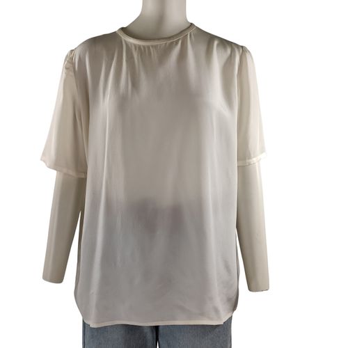 Blouse blanche en soie - Taille 42 - valentino miss v - Modalova