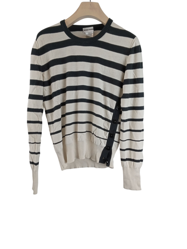 Pull noir et blanc  rayures - 42 - sonia rykiel - Modalova