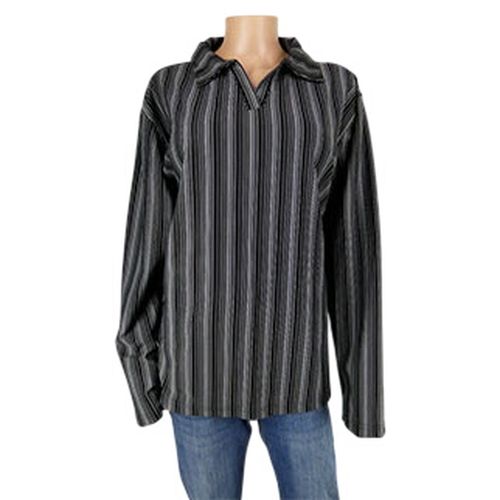 Polo  rayures blanches - Taille L - armand thiery - Modalova