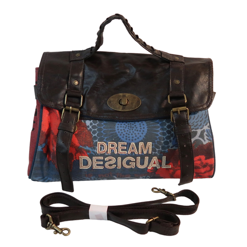 Sac cartable  bandoulire "Dream " motif fleuri - desigual - Modalova