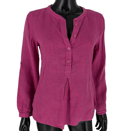 Blouse en lin Fushia CAROLL T. 36 - caroll - Modalova