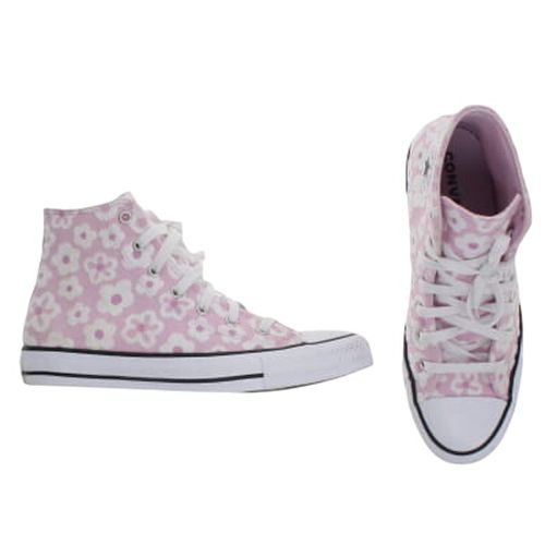 Basket montante mauve imprime - Converse - Pointure 38 - Converse All Star - Modalova