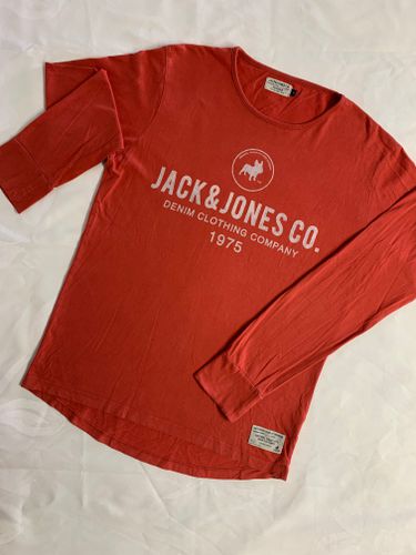 T-Shirts manches longues Jack & Jones Taille M - jacks & jones rouge orang - Modalova