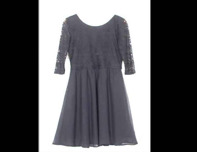 Robe H&M- 40- noire dentelle - divided h&m - Modalova