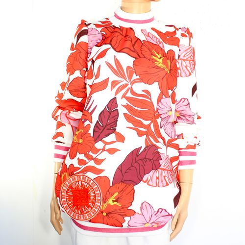 Sweat Fleuris Rouge Taille 40 - gil santucci - Modalova