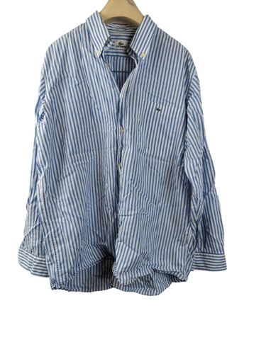 Chemise bleue et blanche  rayures - L - lacoste - Modalova