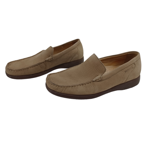 Mocassins en cuir beige - 41 1/2 ( 7 1/2 Europe) - mephisto - Modalova