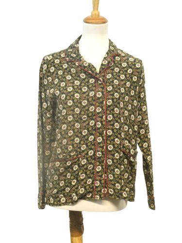 Chemise en soie manches longues encolure tailleur - Taille Unique - the kooples - Modalova