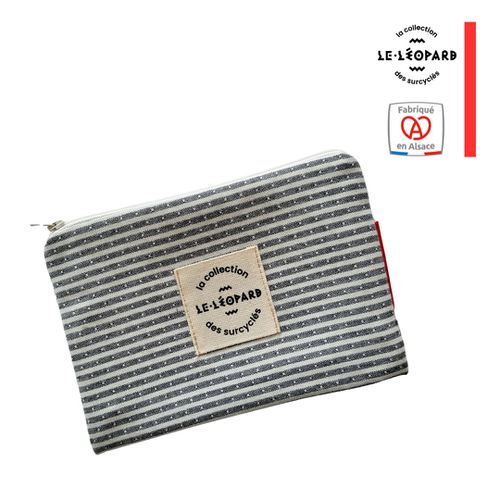 LES SURCYCLES - Pochette Tissu  rayures - Modle S - les surcycls du lopard - Modalova