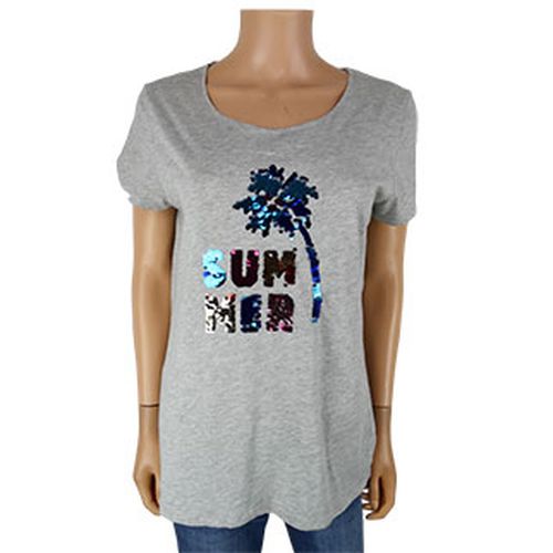 T-shirt imprim  sequins manches courtes - L - in extenso - Modalova