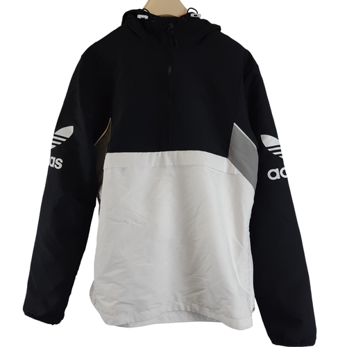 Pull de sport avec capuche noir et blanc - S - adidas - Modalova