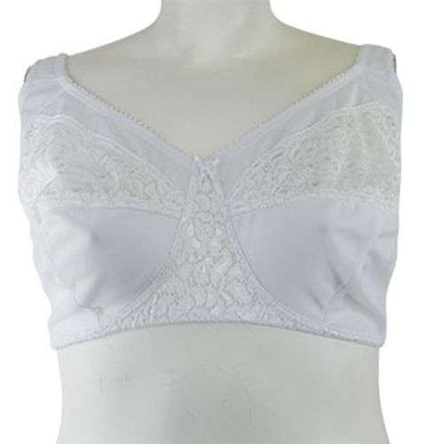 Soutien gorge 110F dentelle sans armatures - blanche porte - Modalova