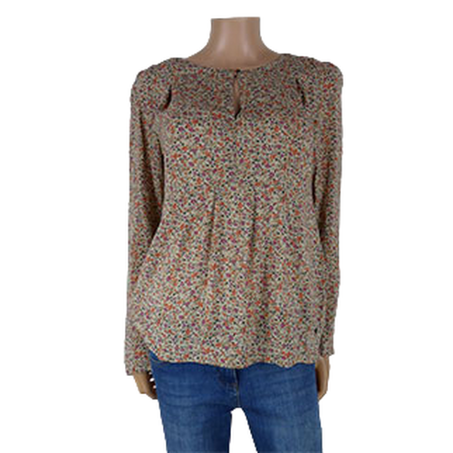 Blouse beige  fleurs - taille 40 - voodoo - Modalova