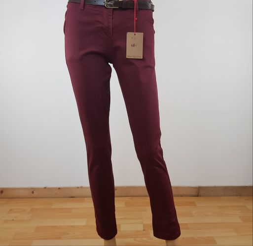 Jean slim bordeaux- - Taille 38 - johanna paris - Modalova