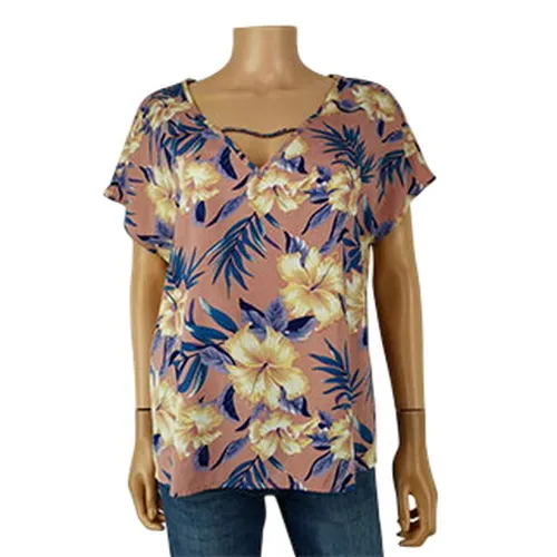 Blouse imprime fleurs - Taille 44 - shein curve - Modalova