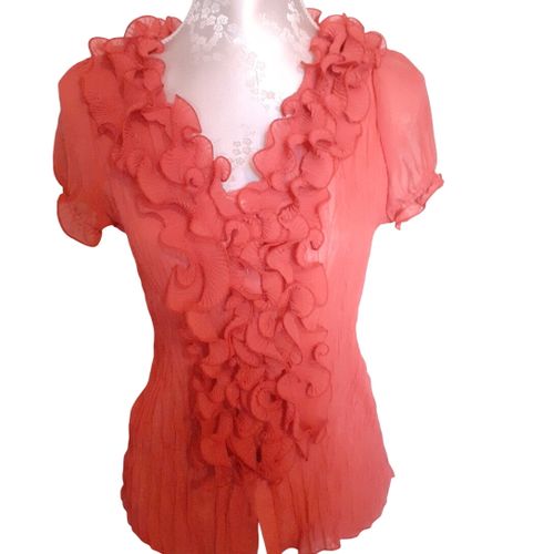 TOP TRANSPARENT ROUGE - Label Emmaus - Modalova