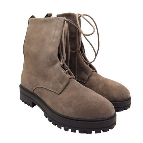 Boots en cuir gris Esmara, pointure 41 - Label Emmaus - Modalova