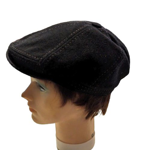 Casquette - laine- noire T.59 - Label Emmaus - Modalova