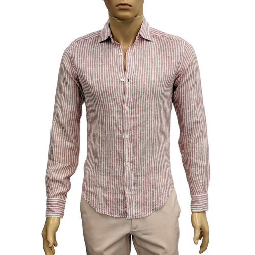 Chemise T 38 - 15 (S) en lin mlang  rayures - jamgot & co - Modalova