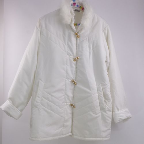 Manteau hiver blanc taille 42-44 - Label Emmaus - Modalova