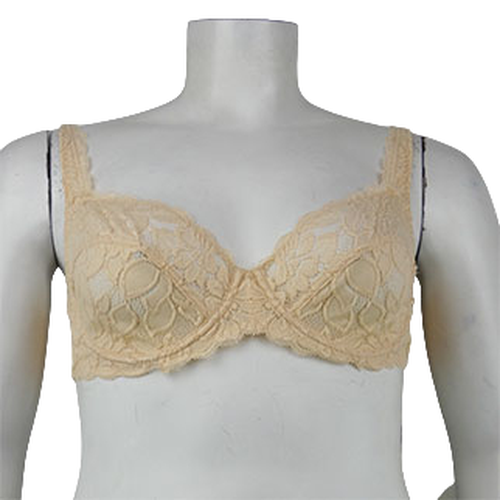 Soutien-gorge cru  dentelle avec armatures - taille 100 C - Label Emmaus - Modalova