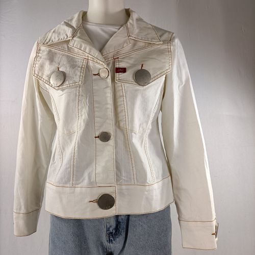 Veste blanche en jean - Taille L - jac dry goods - Modalova