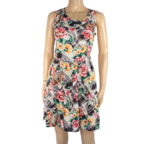 Robe Courte Fleurie Taille Estime S - non renseign - Modalova