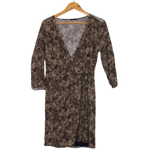  lgance Naturelle  Robe Cache-Cur Motif cailles T.38  - one step - Modalova