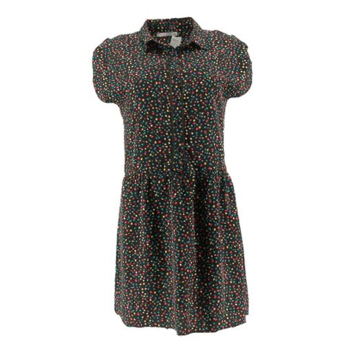 Robe col chemise sans manches avec imprimes multicolores - Mamouchka - M - Label Emmaus - Modalova