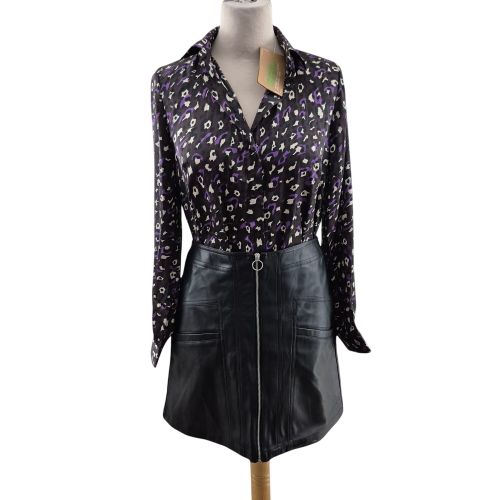 Jupe neuve en similicuir - - T36 - promod - Modalova