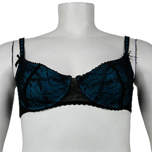 Soutien-gorge et turquoise  dentelle avec armatures - taille 100 C - lady perfect - Modalova