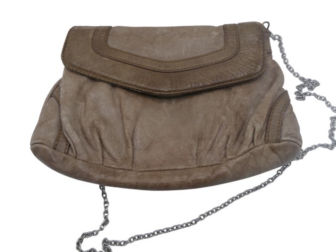 Sac  bandoullre en cuir - printemps - Modalova