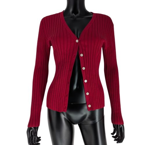 Gilet T.M manches longues  ctes en soie - tommy hilfiger - Modalova