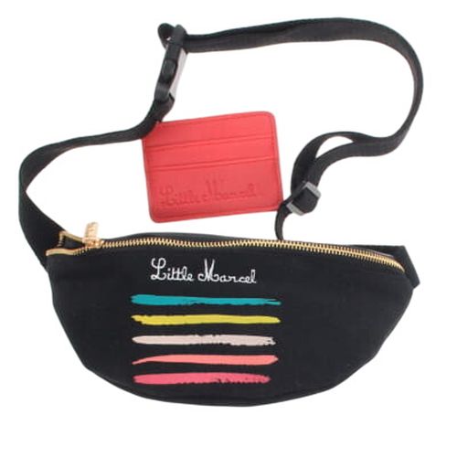 Sac banane avec imprims et porte cartes - taille 27x12 cm - little marcel - Modalova