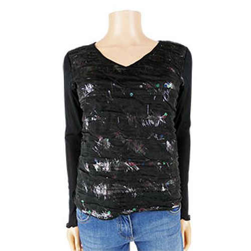 T-shirt avec paillettes multicolores - Taille 38/40 - fashion express - Modalova