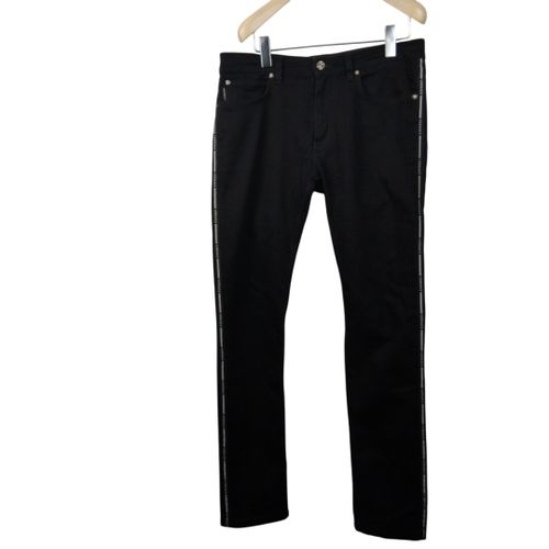 Pantalon en bande blanc - Taille 44 - versace - Modalova
