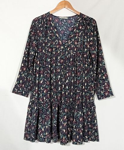 Robe babydoll bleut fleuri - T 2 - vintage lve - Modalova