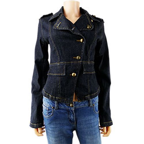 Veste en jeans fonce manches longues - 38 - blue rags - Modalova