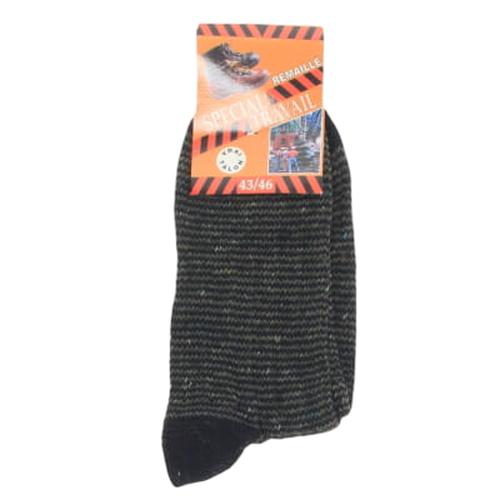 Paire de chaussettes  rayures - taille 43/46 - spcial travail - Modalova