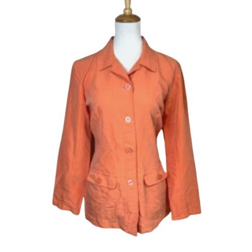 Veste vintage orange femme - T38 - Label Emmaus - Modalova