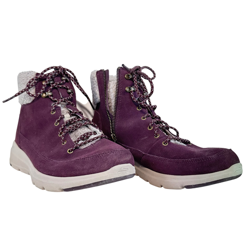 Bottines - modle Glacial Ultra - Mauve - Pointure 41 - skechers - Modalova