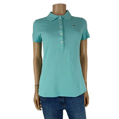 Polo turquoise manches courtes - Taille 38 - lacoste - Modalova