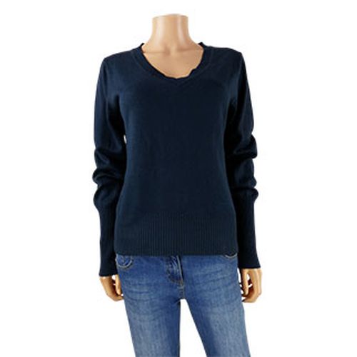 Pull col V marine - taille M - mix in - Modalova