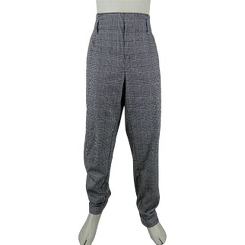 Pantalon  carreaux blancs et - Taille XS - Zara - Modalova