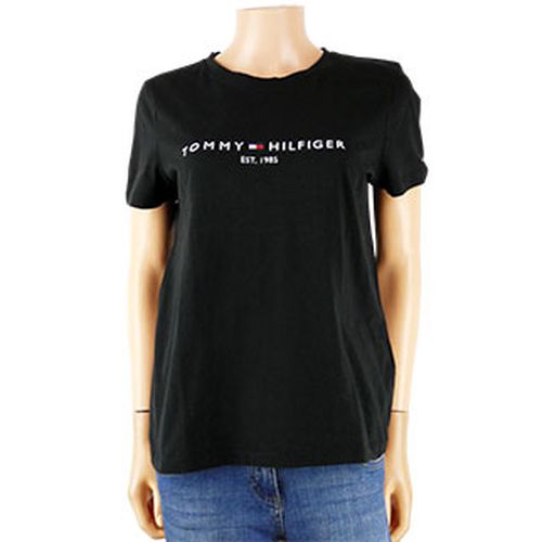 T- shirt broderies - -Taille L - tommy hilfiger - Modalova