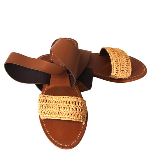  Sandales Neuves Monoprix -36 -  Raphia et Cuir  lgance Naturelle - monoprix premium - Modalova